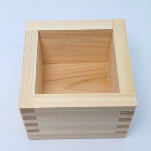 Masu: Square wooden box/cup