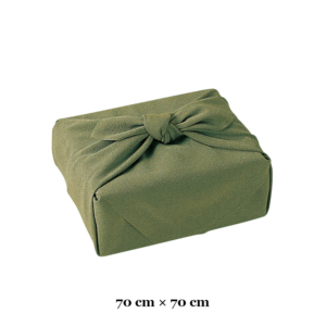 Chirimen Furoshiki cloth: Dark green
