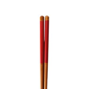 Soot bamboo chopsticks: Red 23cm