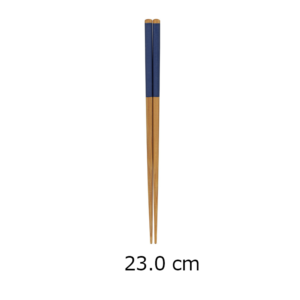 Wakasa lacquered chopsticks: Matt blue