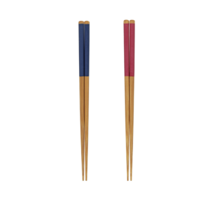 Wakasa lacquered chopsticks: Matt blue