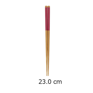 Wakasa lacquered chopsticks: Matt red