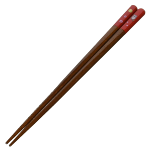 Wakasa lacquered chopsticks: Owl red