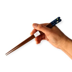 Owl chopsticks: Blue 23 cm
