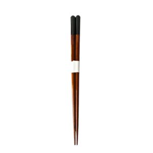 Sakura rabbit chopsticks: Black 23cm