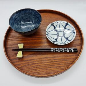 Mino ware: Obi chopsticks rest yellow