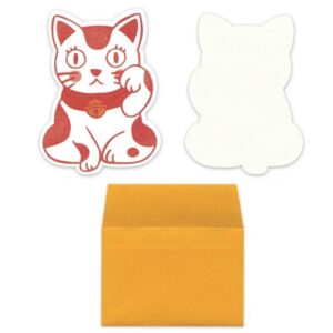 Lucky cat: Mini cards and envelopes
