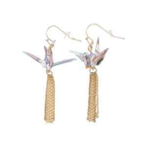 Awafuji: Origami earrings