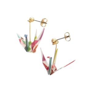 Kazaguruma: Origami earrings