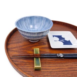 Mino ware: Oribe chopsticks rest