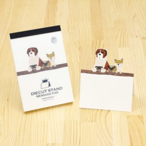 Standing message pad: Dogs