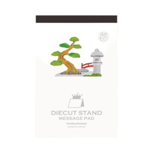 Standing message pad: Teien Garden