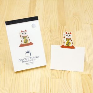 Message pad: Lucky cat