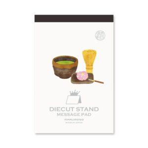 Standing message pad: Tea ceremony