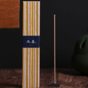 Japanese incense with a stand: Shoga Ginger