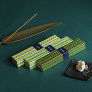 Japanese incense with a stand: Green tea