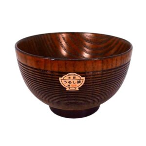 Japanese lacquer Wooden cup: Black