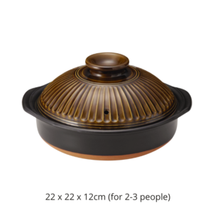 PRE ORDER: Kikuame Donabe pot 22cm