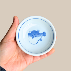 Mino ware Plate 9.0cm: Fugu