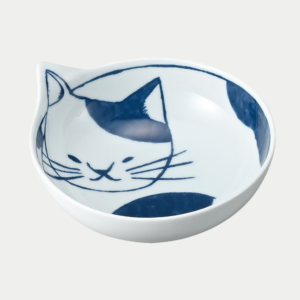 Hasami ware: Cat bowl Buchi 14cm