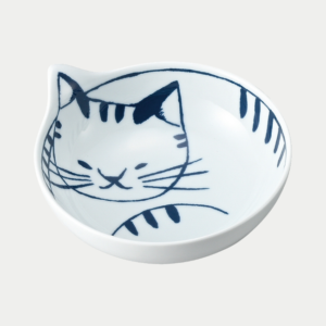 Hasami ware: Cat bowl Tora 14cm