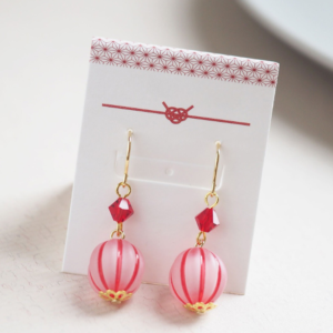 Sukkertøy-inspirert/Candy motif earrings: Rødt/Red