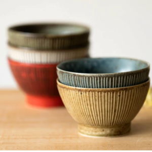 Rice bowl: Tokusa-Bori Blå/Blue