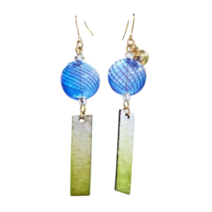 Øredobber/Earrings: Furin Kimidori