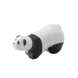 Mino ware: Panda chopsticks rest