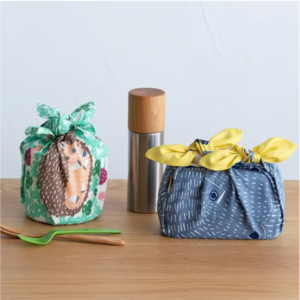 Handmade Furoshiki cloth: Katakata Bear