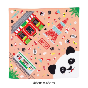 Handmade Furoshiki cloth: Tokyo