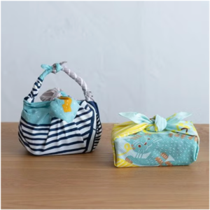 Handmade Furoshiki cloth: Katakata Neko