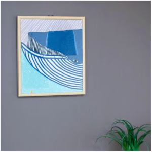 Handmade Furoshiki cloth: Katakata Whale