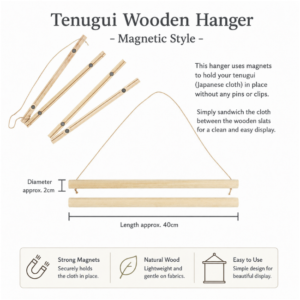 Magnetisk tenugui-oppheng/Magnetic Tenugui Hanger
